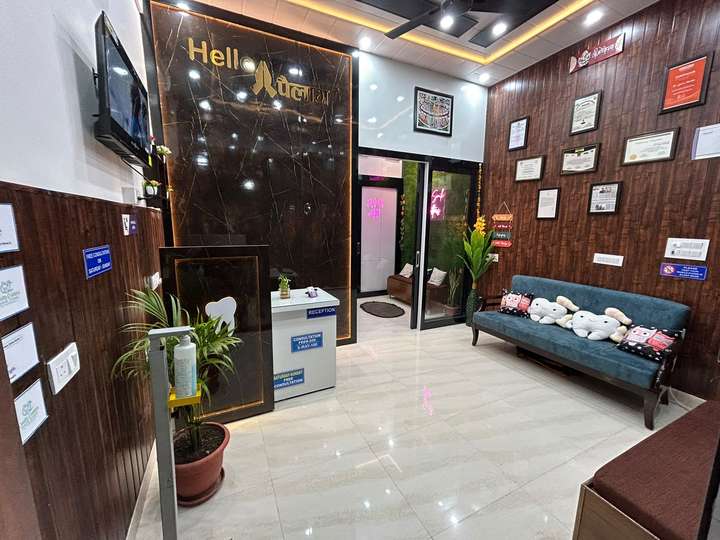 Reception and waiting lounge at Cavity Critters Dental Studio